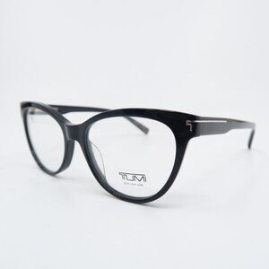 Tumi VTU012 0700 52mm Black Gloss Cat Eye New Women's Eyeglasses.